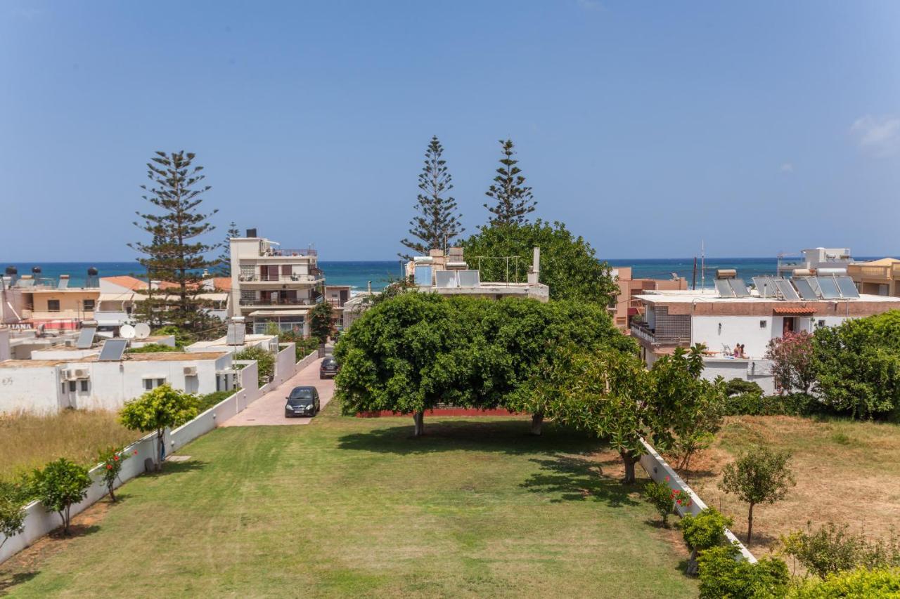 Christine Seaside Apartments In Chania Сталос Экстерьер фото